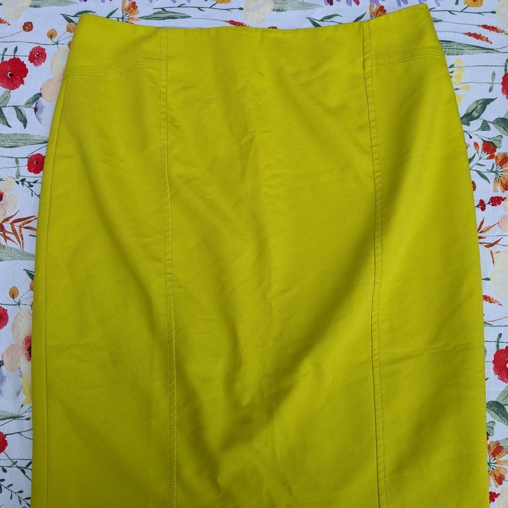 Lime/Chartruese/Neon Green Pencil Skirt - Ann Taylor - Size 12T